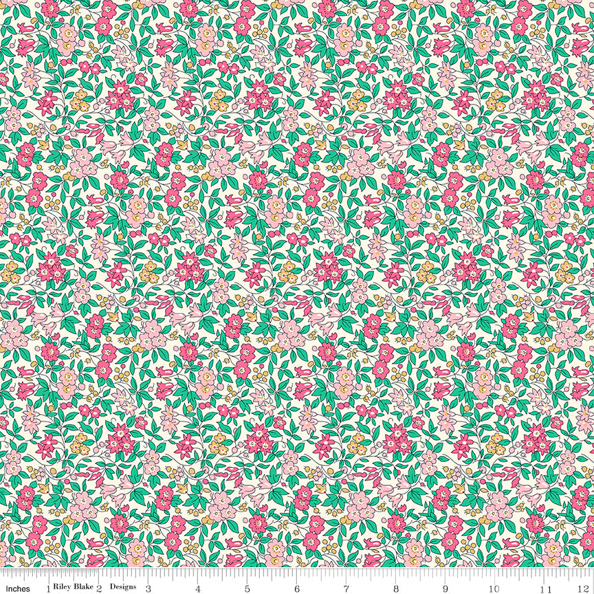 Forget Me Not Blossom B from Everlasting by Liberty Fabrics