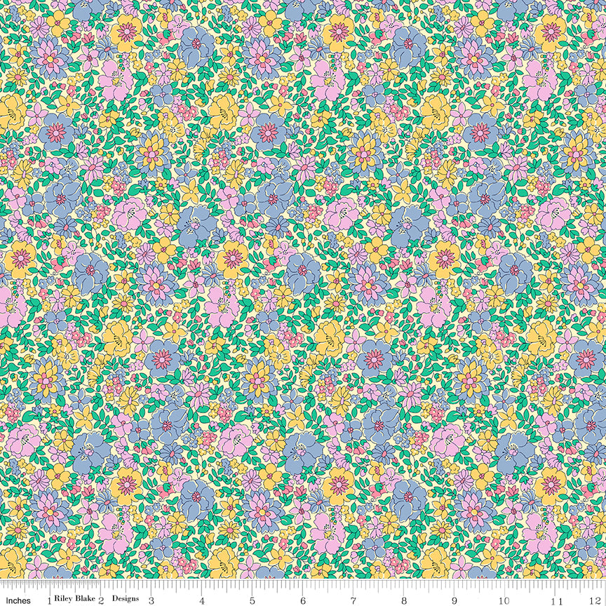 Arley Rose A from Everlasting by Liberty Fabrics by Liberty of London, Designer Fabric