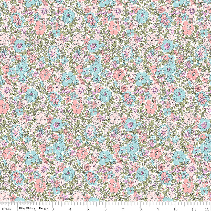 Arley Rose B from Everlasting by Liberty Fabrics by Liberty of London, Designer Fabric