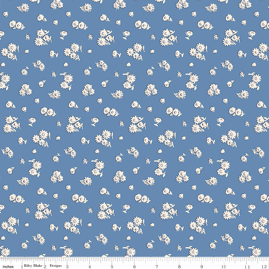 Tumbling Daisy A from Everlasting by Liberty Fabrics, Designer Fabric