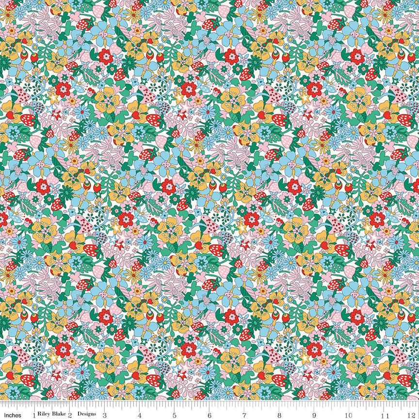 Flowertop Forest B from Everlasting by Liberty Fabrics