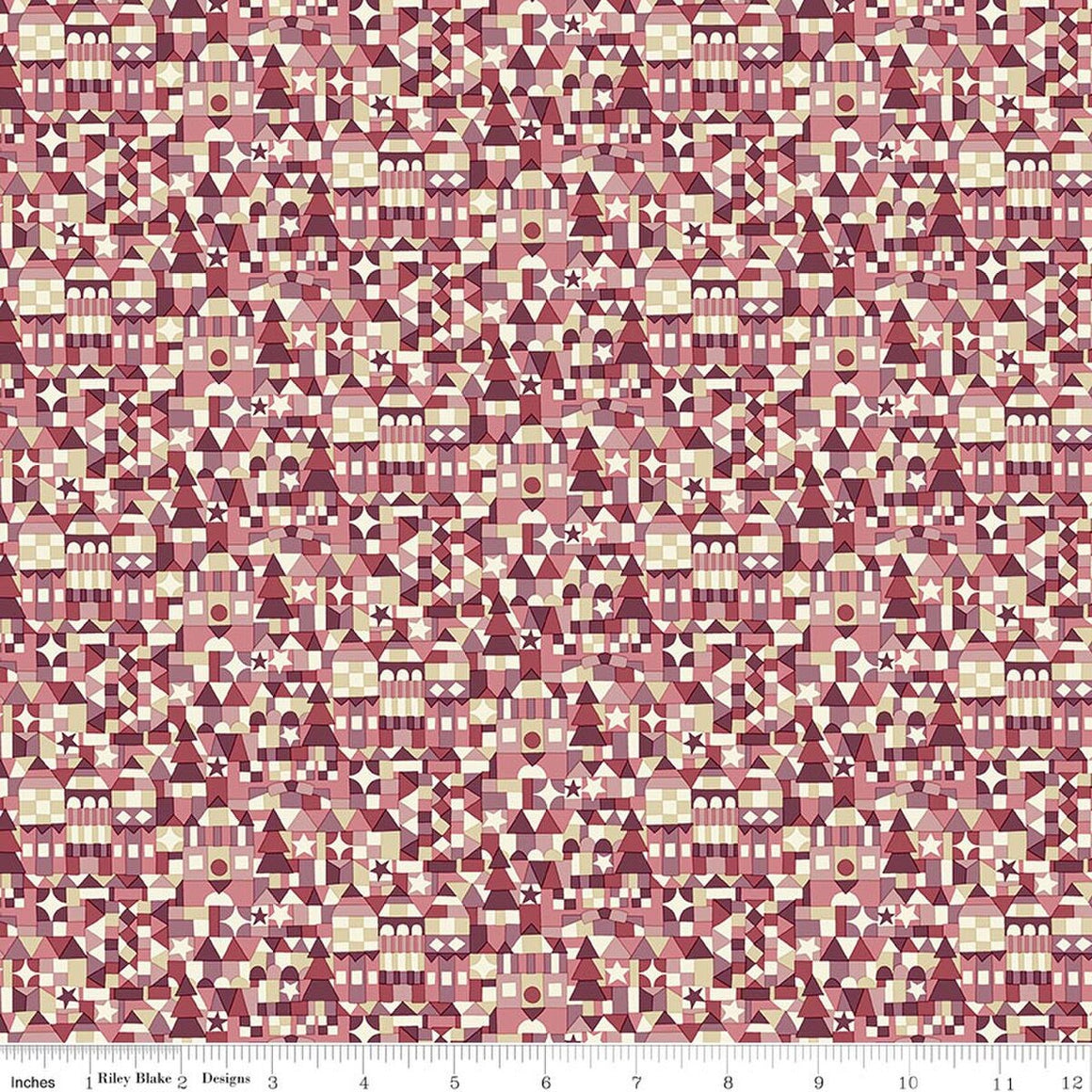 Festive Store A from Festive Magic by Liberty Fabrics, Designer Fabric