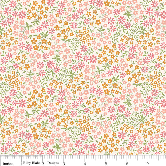 Wildflower Garden B from Meadow Flowers by Liberty Fabrics, Designer Fabric
