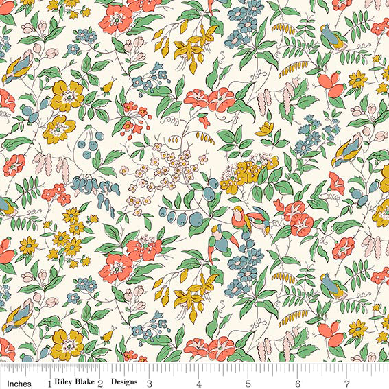 Adelaide's Song A from Meadow Flowers by Liberty Fabrics by Liberty of London, Designer Fabric