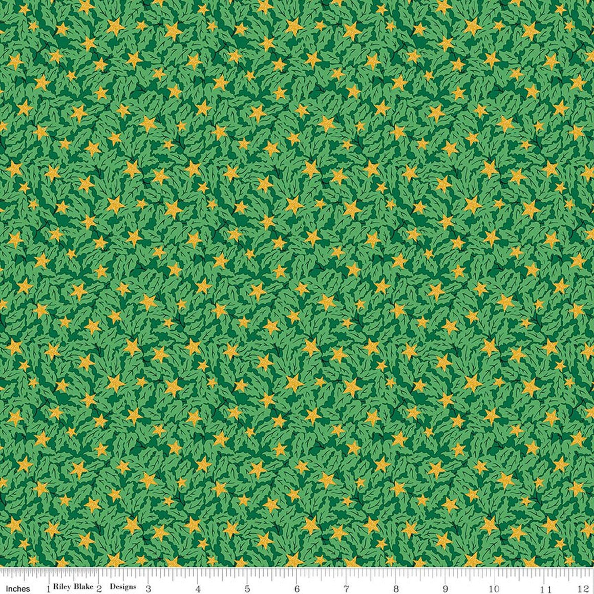 Holly Sparkle C from Festive Magic by Liberty Fabrics, Designer Fabric