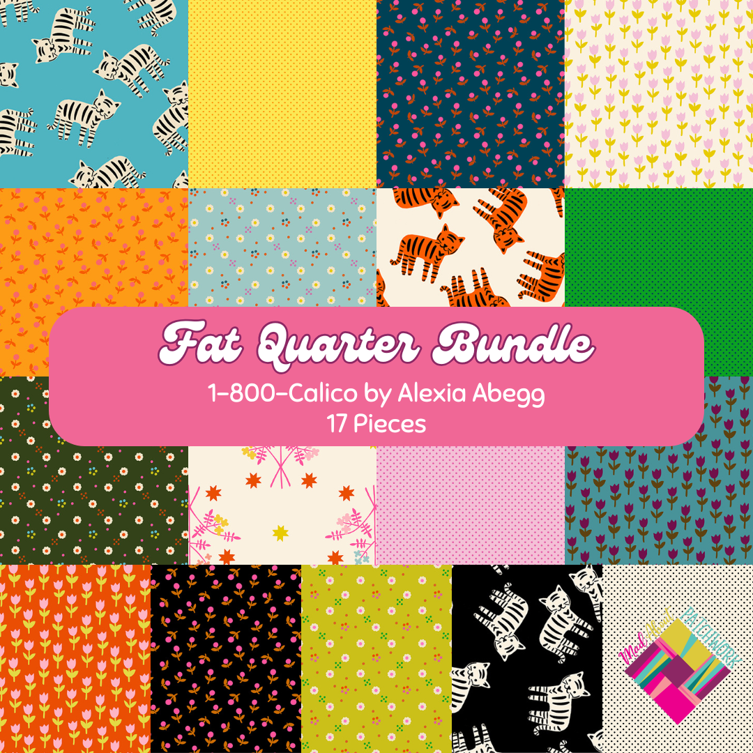 1-800-Calico Fat Quarter Bundle (17FQs) by Ruby Star Society, Designer Bundle