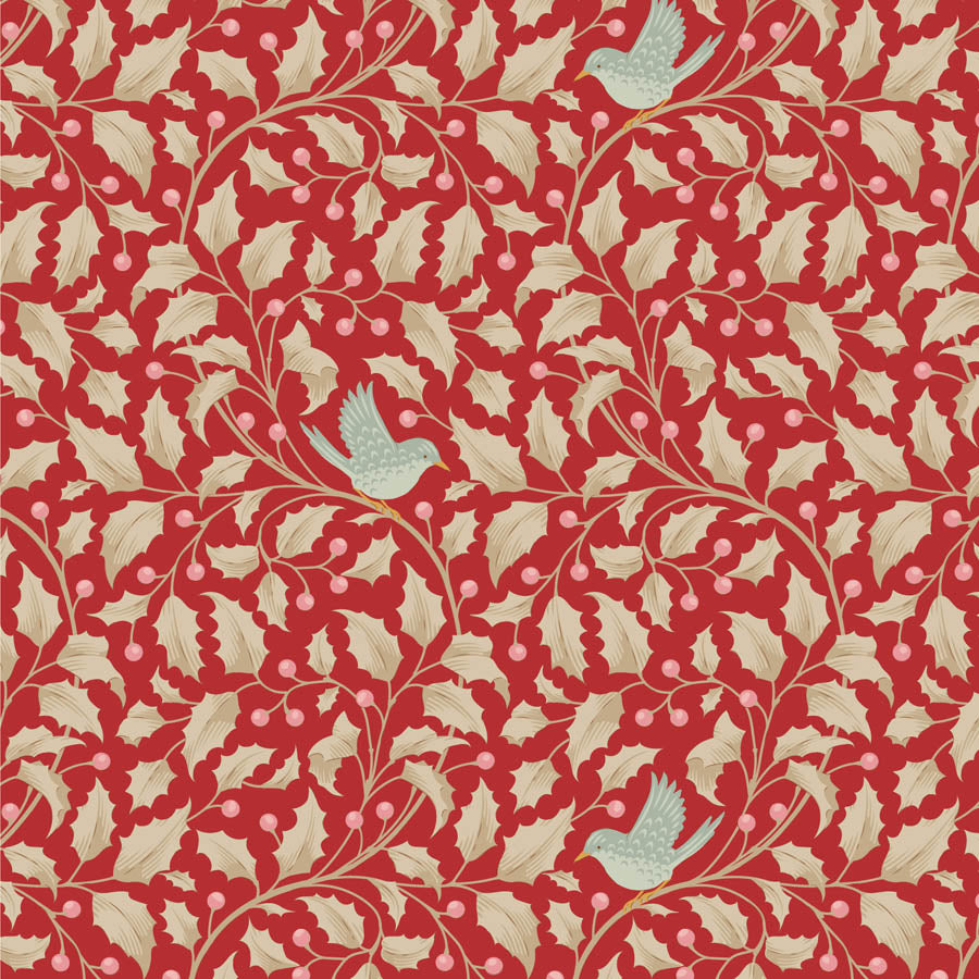 [PRE-ORDER] Holly in Red from Merry Little Christmas by Tilda Fabrics