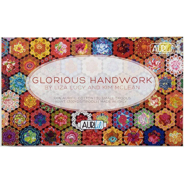 Glorious Handwork by Liza Lucy & Kim McLean - 20 spools of Aurifil