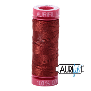 Aurifil Cotton Thread — Rust 2355 — Small 12wt
