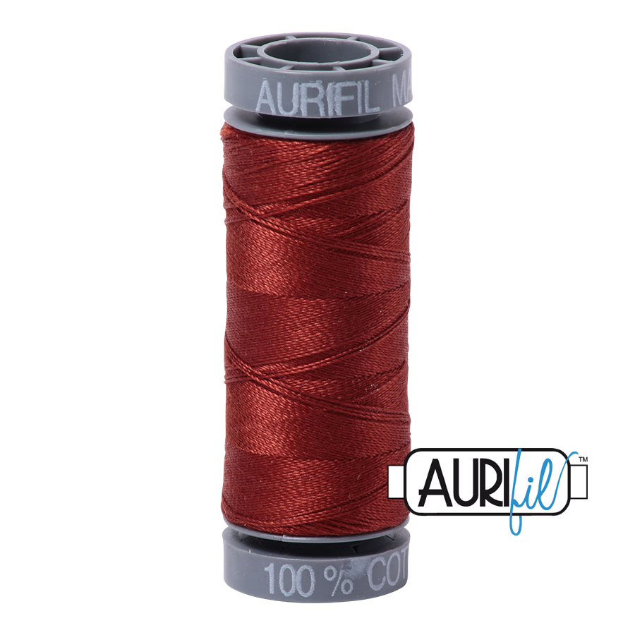Aurifil Cotton Thread — Rust 2355 — Small 28wt