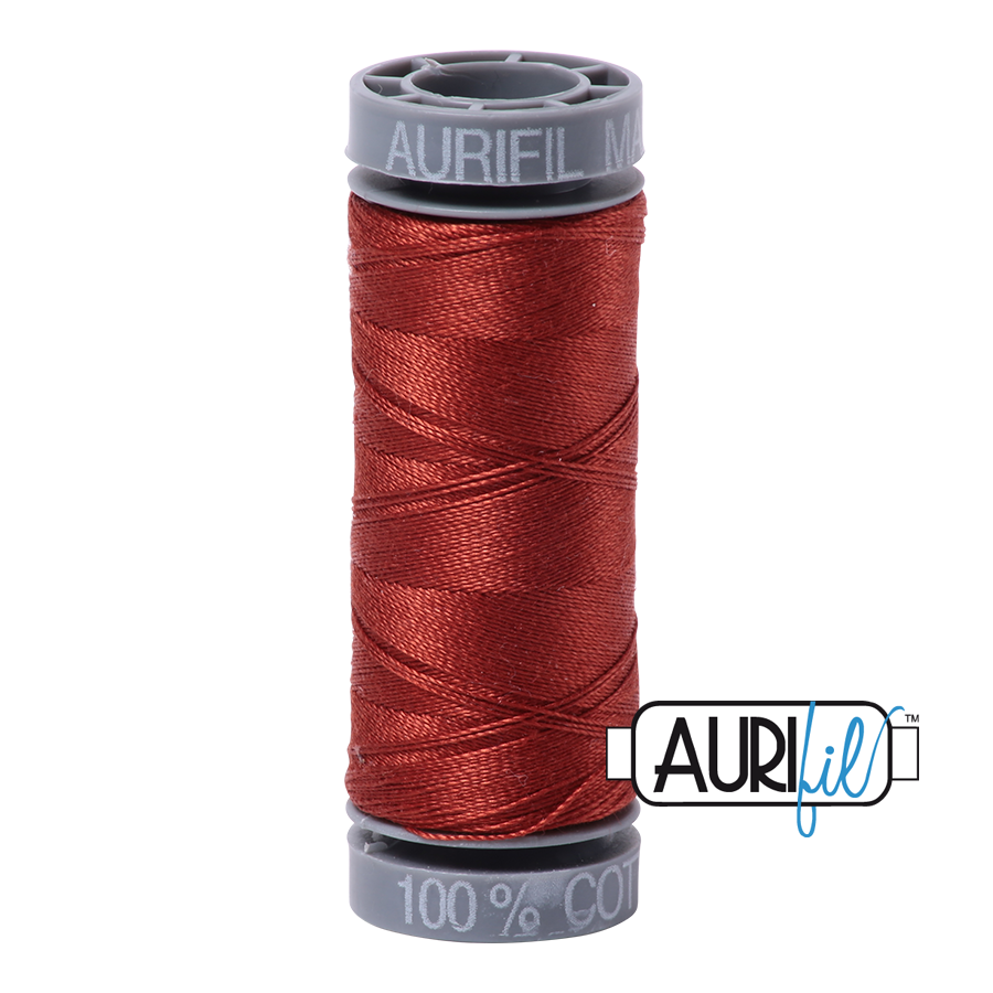 Aurifil Cotton Thread — Terracotta 2385 — Small 28wt