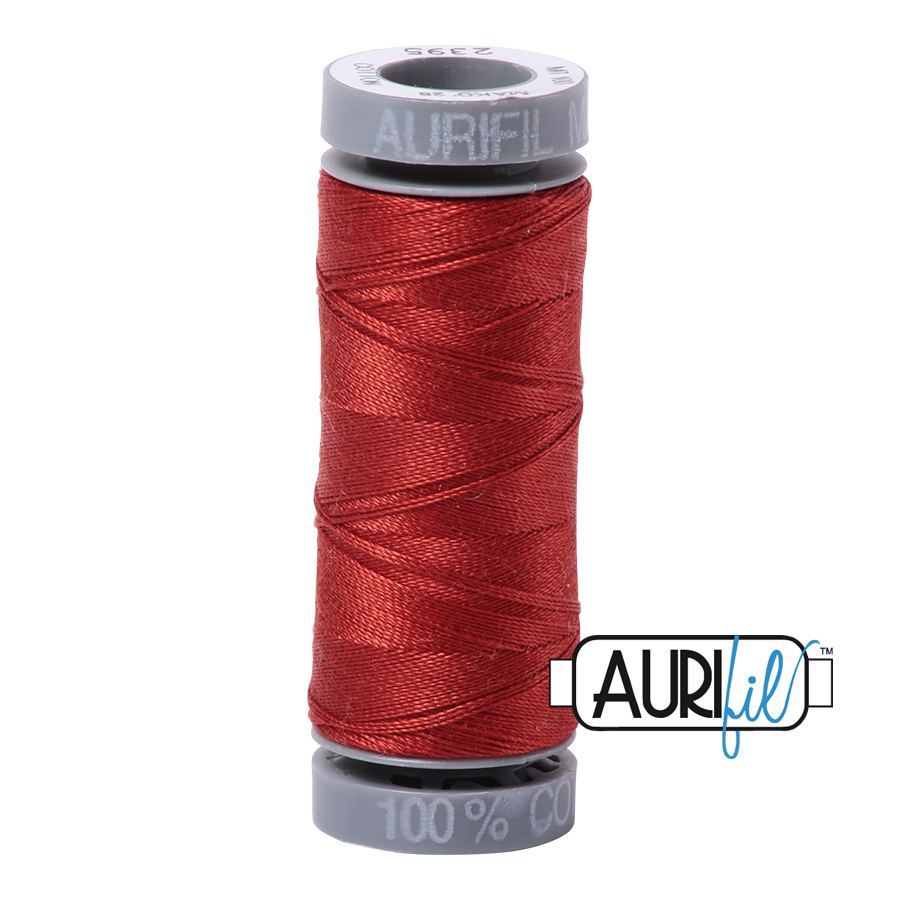 Aurifil Cotton Thread — Pumpkin Spice 2395 — Small 28wt