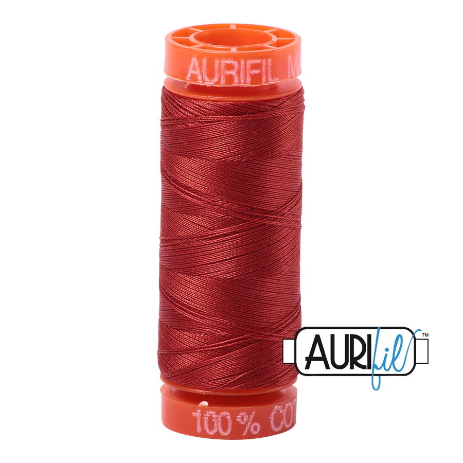 Aurifil Cotton Thread — Pumpkin Spice 2395 — Small 50wt