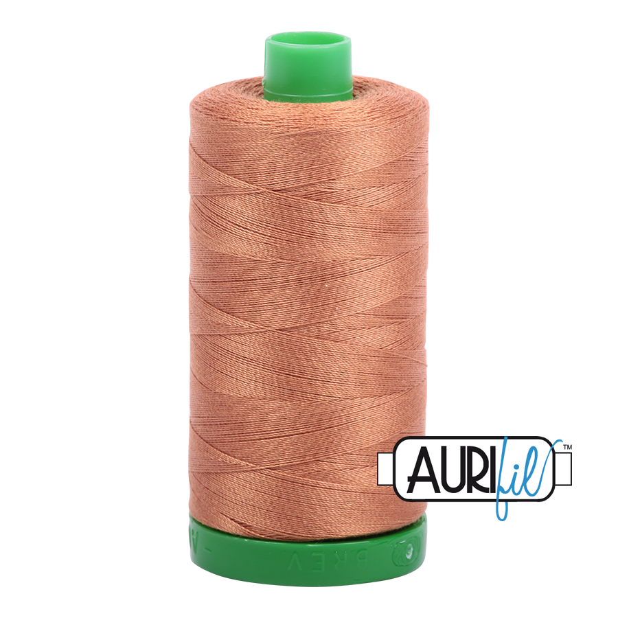 Aurifil Cotton Thread — Light Chestnut 2330 — Medium 40wt