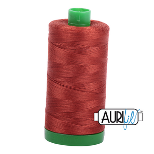 Aurifil Cotton Thread — Terracotta 2385 — Medium 40wt