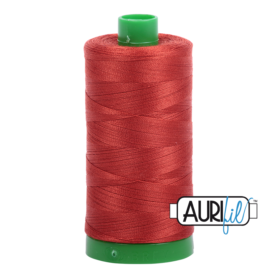 Aurifil Cotton Thread — Pumpkin Spice 2395 — Medium 40wt
