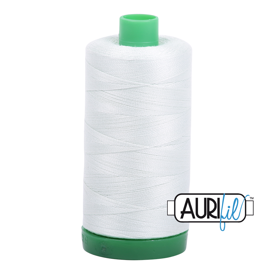 Aurifil Cotton Thread — Mint Ice 2800 — Medium 40wt