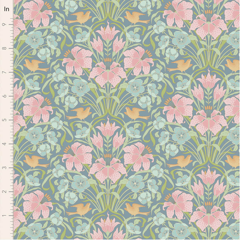 || PRE-ORDER || Songbird in Blue from Songbird by Tilda Fabrics