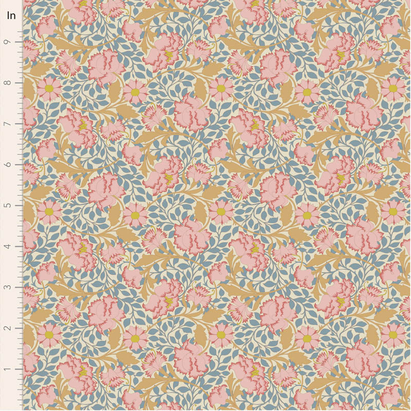 || PRE-ORDER || Flora in Blue from Songbird by Tilda Fabrics