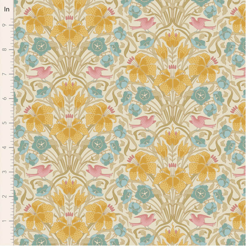 || PRE-ORDER || Songbird in Mustard from Songbird by Tilda Fabrics