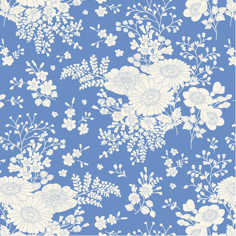 || PRE-ORDER || Isolde in Cornflower from Something Blue by Tilda Fabrics