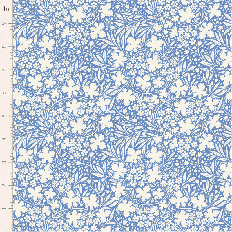 || PRE-ORDER || Bushbloom in Blue from Something Blue by Tilda Fabrics