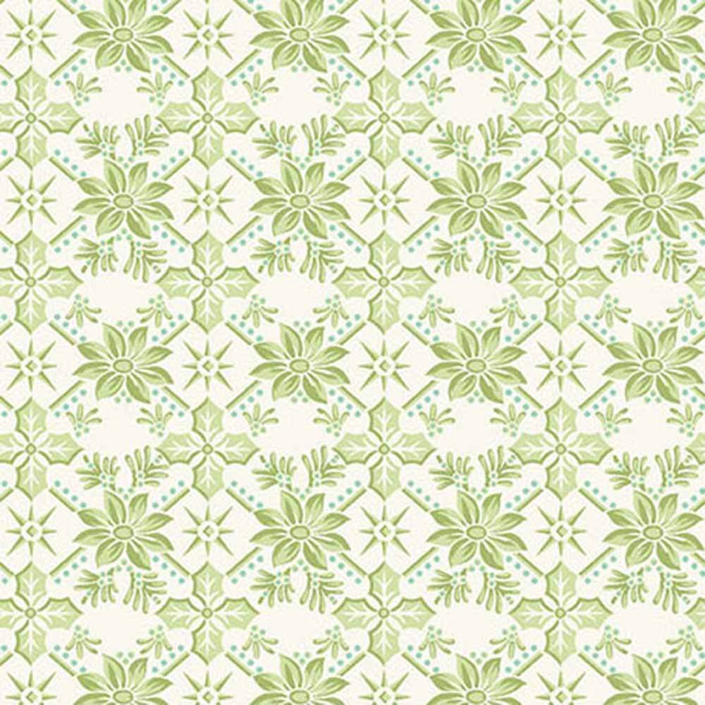 Winter Foliage in Cream Sugarberry for Andover Fabrics