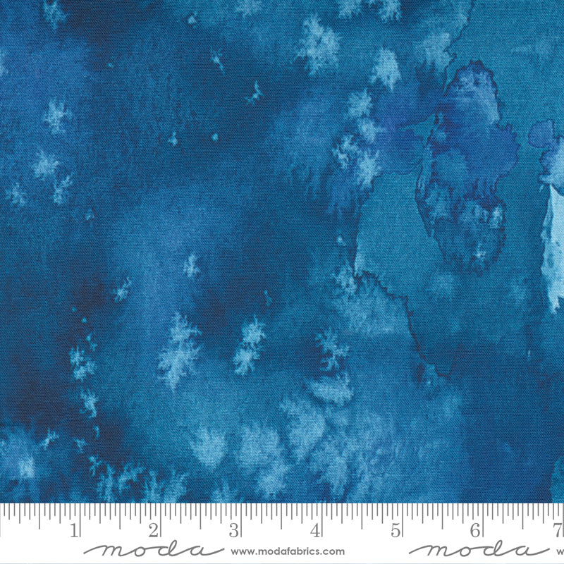 Flow in Navy || WIDEBACK 108" || by Create Joy Project for Moda Fabrics