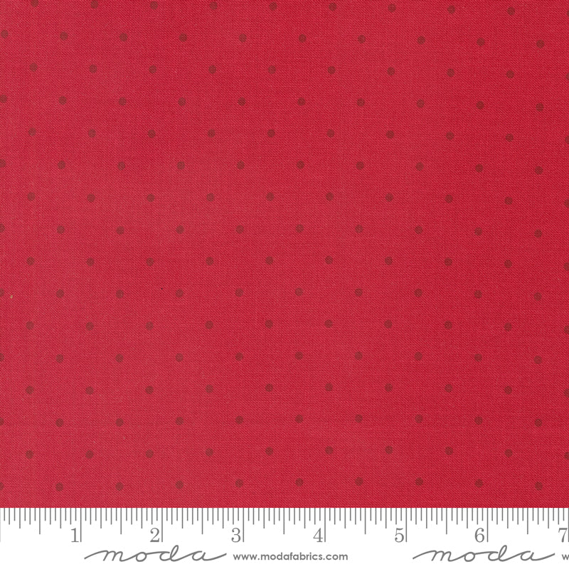 Magic Dot in Cherry || WIDEBACK 108" || by Lella Boutique for Moda Fabrics