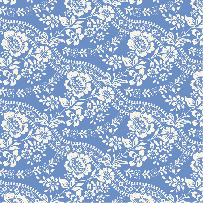 || PRE-ORDER || Celeste in Blue from Something Blue by Tilda Fabrics