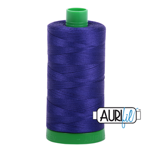 Aurifil Cotton Thread — Blue Violet 1200 — Medium 40wt