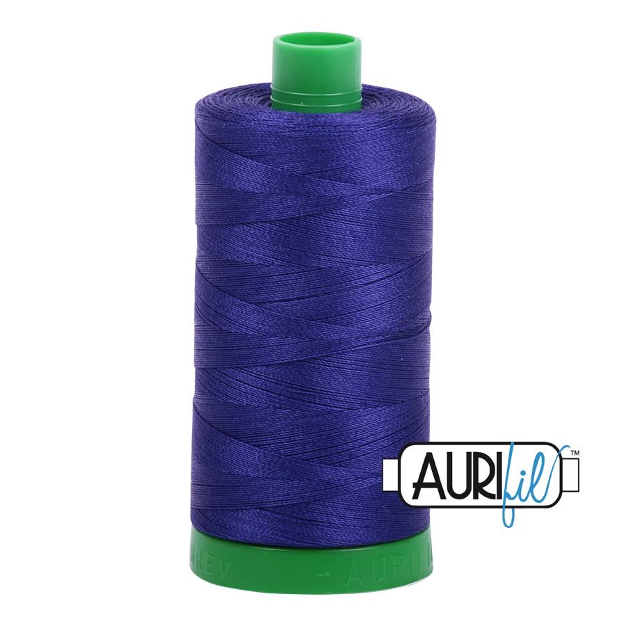 Aurifil Cotton Thread — Blue Violet 1200 — Medium 40wt