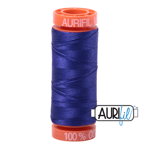Aurifil Cotton Thread — Blue Violet 1200 — Small 50wt