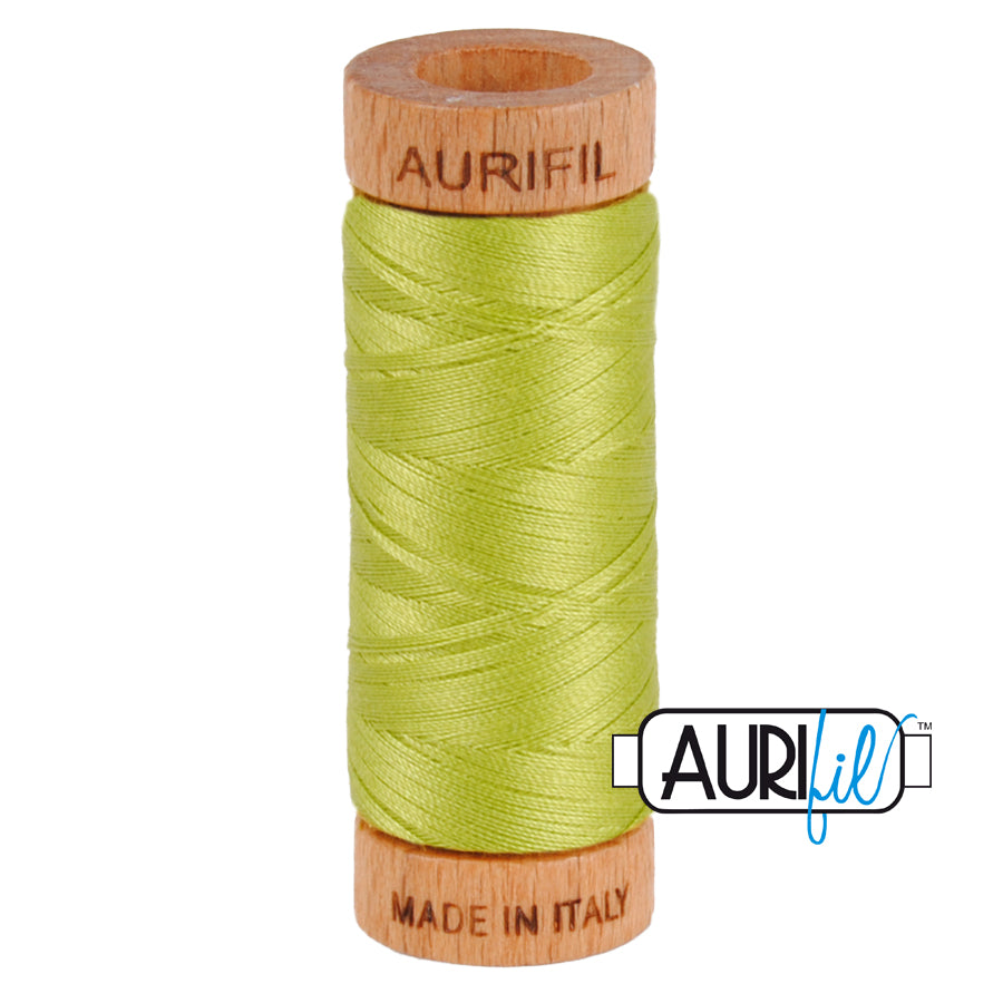 Aurifil Cotton Thread — Spring Green 1231 — Small 80wt
