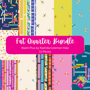 Washi Plus Fat Quarter Bundle (11FQs) by Rashida Coleman-Hale by Ruby Star Society for Moda Fabrics