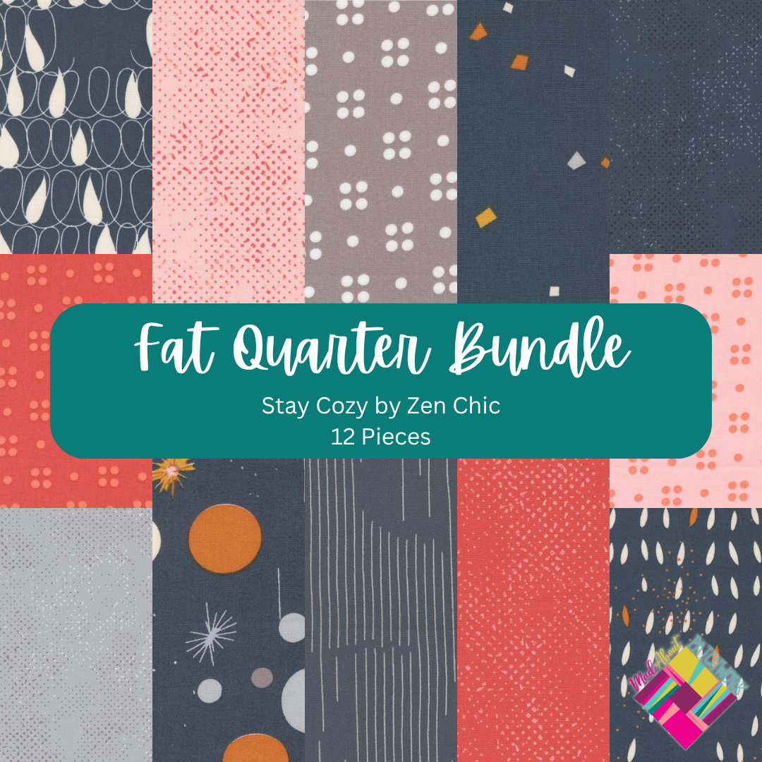 Simply Cozy Fat Quarter Bundle (12FQs) by Zen Chic for Moda Fabrics