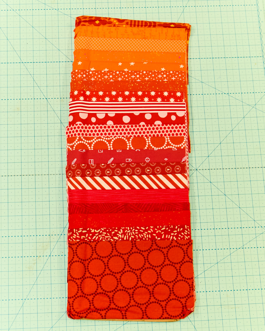 Fat Eighth Specialty Boards  - Orange/Red