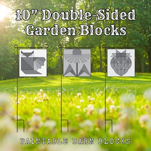 10" Garden Block || Barn Block ||
