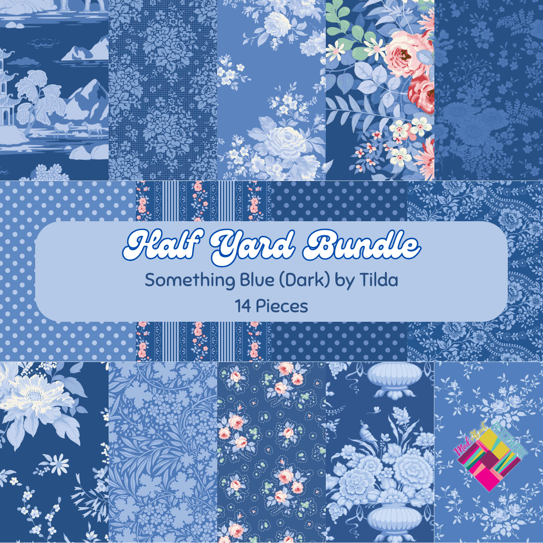 Something Blue Dark Collection Half Yard Bundle (14HYs)