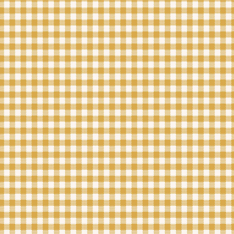 Gingham in Yellow || WIDEBACK 108" || from Tilda Basics by Tilda Fabrics