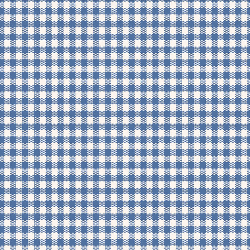 Gingham in Blue || WIDEBACK 108" || from Tilda Basics by Tilda Fabrics