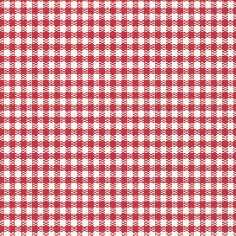 Gingham in Red || WIDEBACK 108" || from Tilda Basics by Tilda Fabrics