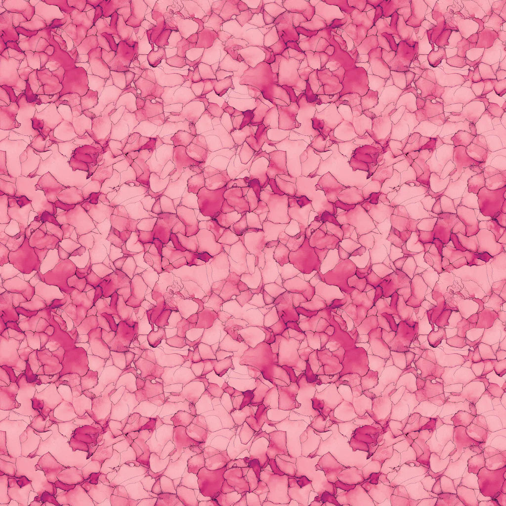 Petal Mosaic-Pink-- for Flight of Beauty for Camelot Fabrics