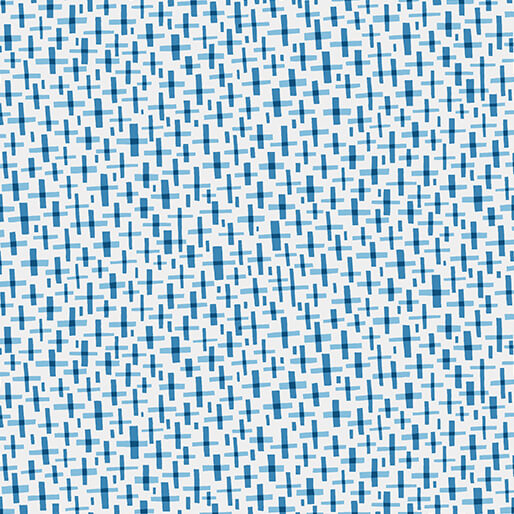 Isla in Blue from Blooming Color II by Wolff Paper for Benartex