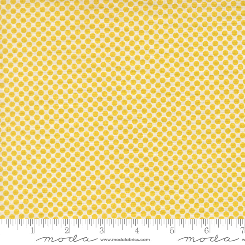 Citrine from Gathered Bonbons by Jen Kingwell for Moda Fabrics, Designer Fabric