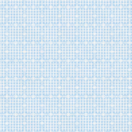 118in Wideback Floral Gingham Light Blue