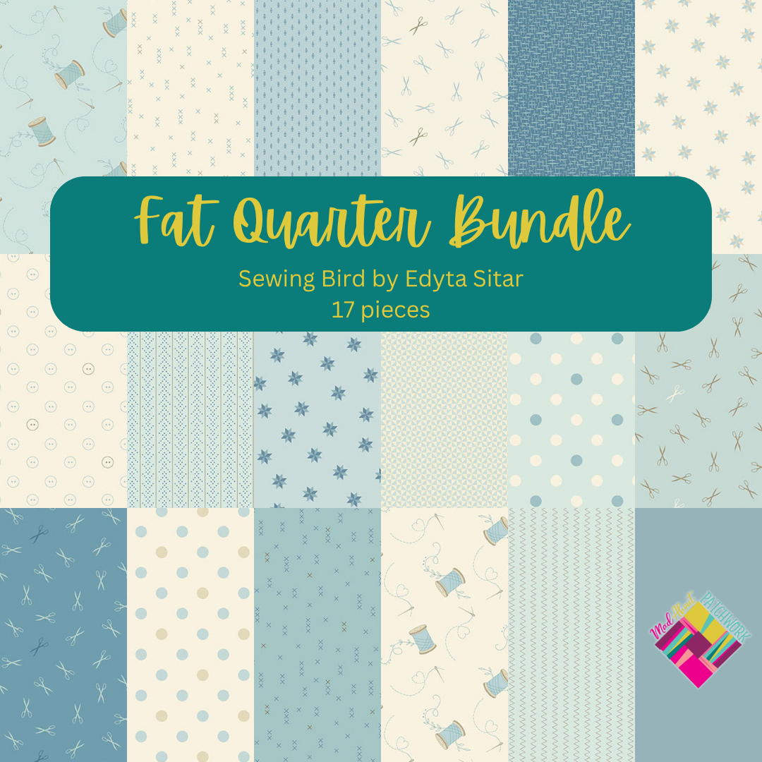Sewing Bird Fat Quarter Bundle (17FQs)