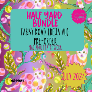 PREORDER || Tula Pink - Tabby Road {Deja Vu} - Half Yard Bundle - JULY 2024