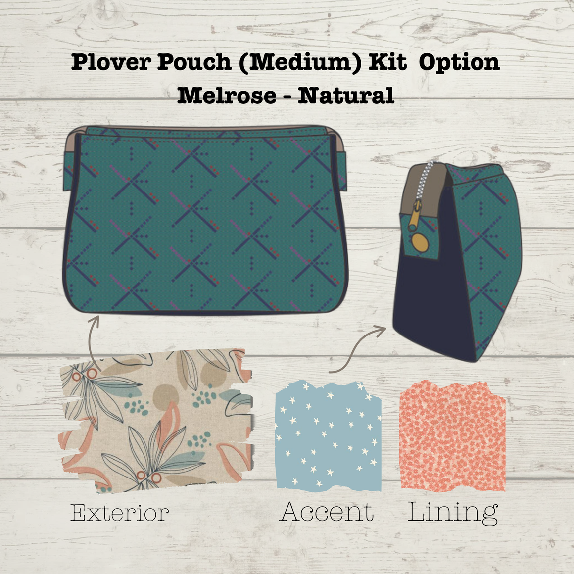 Plover Pouch by Noodlehead - Kits for Medium Pouch