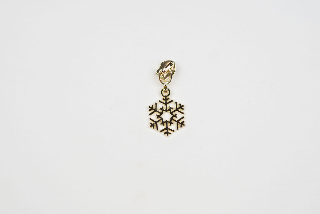 Snowflake Zipper Pull - Size 5 (non locking)